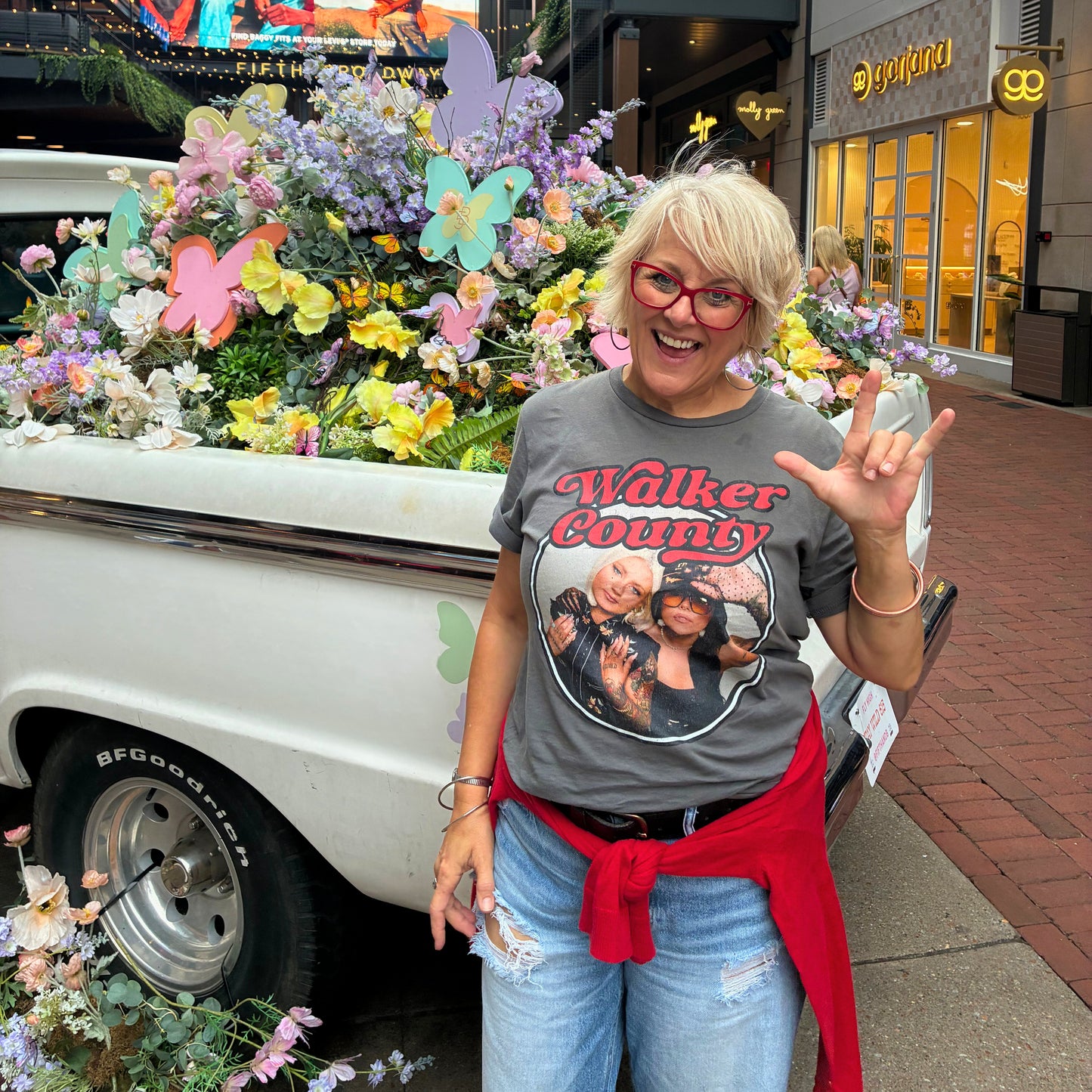 Walker County Distressed Unisex Jersey Short Sleeve Tee